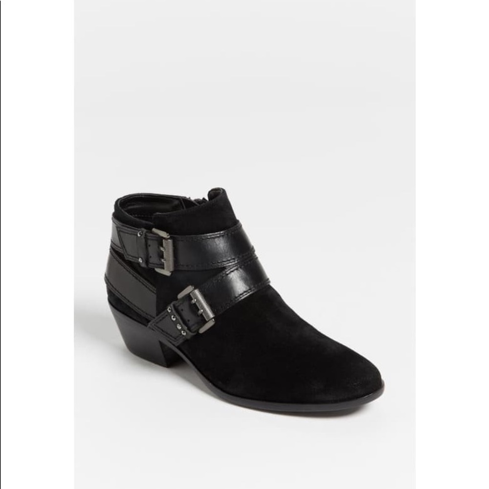 Sam Edelman Pippen Black Suede Booties